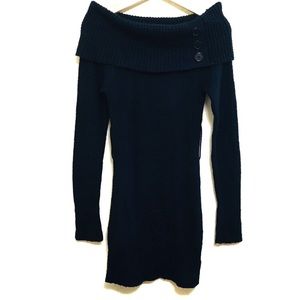 3/$15 Pink Rose Green Off Shoulder Cowl Neck Dress